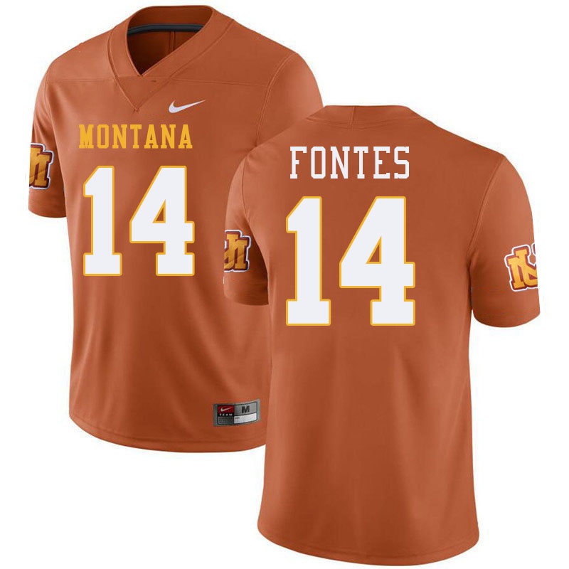 Aaron Fontes Montana Grizzlies Jersey,University Of Montana Grizzlies #14 Aaron Fontes Jersey-Retro